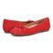 Vionic Klara Women's Ballet Comfort Flat - Red - pair left angle