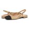 Vionic Petaluma Women's Slingback Supportive Flat - Camel - pair left angle