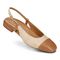 Vionic Petaluma Women's Slingback Supportive Flat - Natural - PETALUMA-I8671F2250-NATURAL-13fl-med