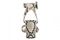 Vionic Zinfandel Women's Heeled Comfort Sandal - Ivory Multi - Back