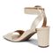Vionic Zinfandel Women's Heeled Comfort Sandal - Gold - Back angle