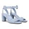 Vionic Zinfandel Women's Heeled Comfort Sandal - Skyway Blue - Pair