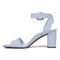 Vionic Zinfandel Women's Heeled Comfort Sandal - Skyway Blue - Left Side