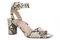 Vionic Zinfandel Women's Heeled Comfort Sandal - Ivory Multi - Angle main