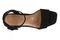 Vionic Zinfandel Women's Heeled Comfort Sandal - Black Suede - Top