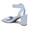 Vionic Zinfandel Women's Heeled Comfort Sandal - Skyway Blue - Back angle