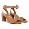 Vionic Zinfandel Women's Heeled Comfort Sandal - Camel - Pair