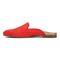 Vionic Willa Mule Women's Functional Slip-on Flat - Red - Left Side
