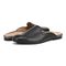 Vionic Willa Mule Women's Functional Slip-on Flat - Black - pair left angle