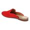 Vionic Willa Mule Women's Functional Slip-on Flat - Red - Back angle