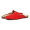 Vionic Willa Mule Women's Functional Slip-on Flat - Red - pair left angle