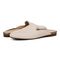 Vionic Willa Mule Women's Functional Slip-on Flat - Cream - pair left angle