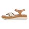 Vionic Mar Women's Platform Wedge Sandal - Camel/gold - Left Side