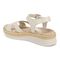 Vionic Mar Women's Platform Wedge Sandal - Cream - Back angle