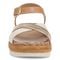 Vionic Mar Women's Platform Wedge Sandal - Camel/gold - Front