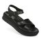 Vionic Mar Women's Platform Wedge Sandal - Black - MAR-I8675L3002-BLACK-13fl-med