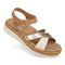 Vionic Mar Women's Platform Wedge Sandal - Camel/gold - MAR-I8675L4203-CAMEL GOLD-13fl-med