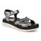 Vionic Mar Women's Platform Wedge Sandal - Pewter - Angle main