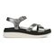 Vionic Mar Women's Platform Wedge Sandal - Pewter - Right side
