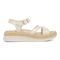 Vionic Mar Women's Platform Wedge Sandal - Cream - Right side