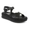 Vionic Mar Women's Platform Wedge Sandal - Black - Angle main