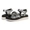 Vionic Mar Women's Platform Wedge Sandal - Pewter - pair left angle