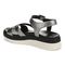 Vionic Mar Women's Platform Wedge Sandal - Pewter - Back angle