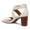 Vionic Marsanne Women's Heeled Strappy Sandal - Cream - Back angle