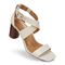 Vionic Marsanne Women's Heeled Strappy Sandal - Cream - MARSANNE-I8676L4100-CREAM-13fl-med