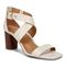 Vionic Marsanne Women's Heeled Strappy Sandal - Cream - Angle main