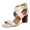Vionic Marsanne Women's Heeled Strappy Sandal - Cream - Left angle