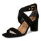 Vionic Marsanne Women's Heeled Strappy Sandal - Black - Left angle