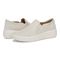 Vionic Kearny Women's Platform Slip-On Comfort Sneaker - Cream - pair left angle