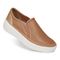 Vionic Kearny Women's Platform Slip-On Comfort Sneaker - Macaroon Brown - KEARNY-I8680L1200-MACAROON BROWN-13fl-med