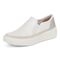 Vionic Kearny Women's Platform Slip-On Comfort Sneaker - White - Left angle
