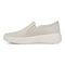Vionic Kearny Women's Platform Slip-On Comfort Sneaker - Cream - Left Side