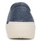Vionic Kearny Women's Platform Slip-On Comfort Sneaker - Denim Blue - Back