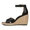 Vionic Marina Women's Wedge Comfort Sandal - Black - Left Side