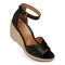 Vionic Marina Women's Wedge Comfort Sandal - Black - MARINA-I8681L1001-BLACK-13fl-med