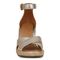 Vionic Marina Women's Wedge Comfort Sandal - Gold - Front