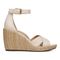 Vionic Marina Women's Wedge Comfort Sandal - Cream - Right side