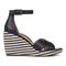 Vionic Marina Women's Wedge Comfort Sandal - Navy - Right side