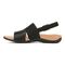 Vionic Morro Women's Slingback Comfort Orthotic Sandal - Black - Left Side