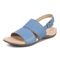 Vionic Morro Women's Slingback Comfort Orthotic Sandal - Captains Blue - Left angle