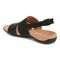 Vionic Morro Women's Slingback Comfort Orthotic Sandal - Black - Back angle