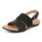 Vionic Morro Women's Slingback Comfort Orthotic Sandal - Black - Left angle