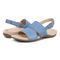 Vionic Morro Women's Slingback Comfort Orthotic Sandal - Captains Blue - pair left angle