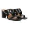 Vionic Merlot Women's Supportive Heeled Sandal - Black - Pair