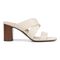 Vionic Merlot Women's Supportive Heeled Sandal - Cream - Right side