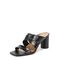 Vionic Merlot Women's Supportive Heeled Sandal - Black Croc